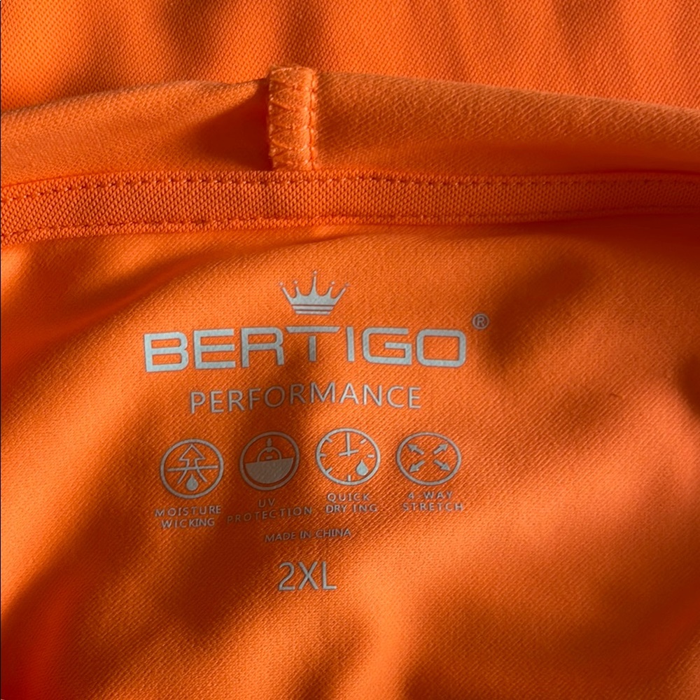 Bertigo Performance Fluorescent Orange Kenny Hood… - image 4